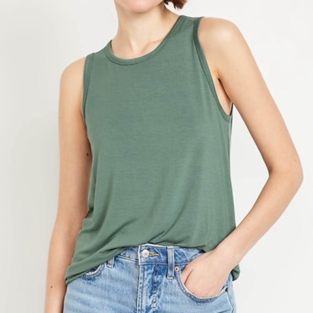 Old Navy Luxe Ribbed Tank